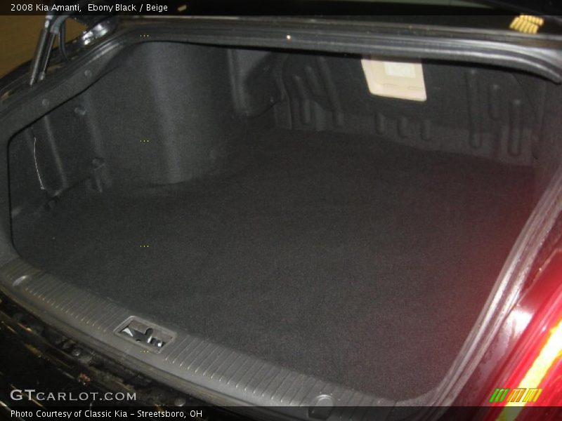 Ebony Black / Beige 2008 Kia Amanti