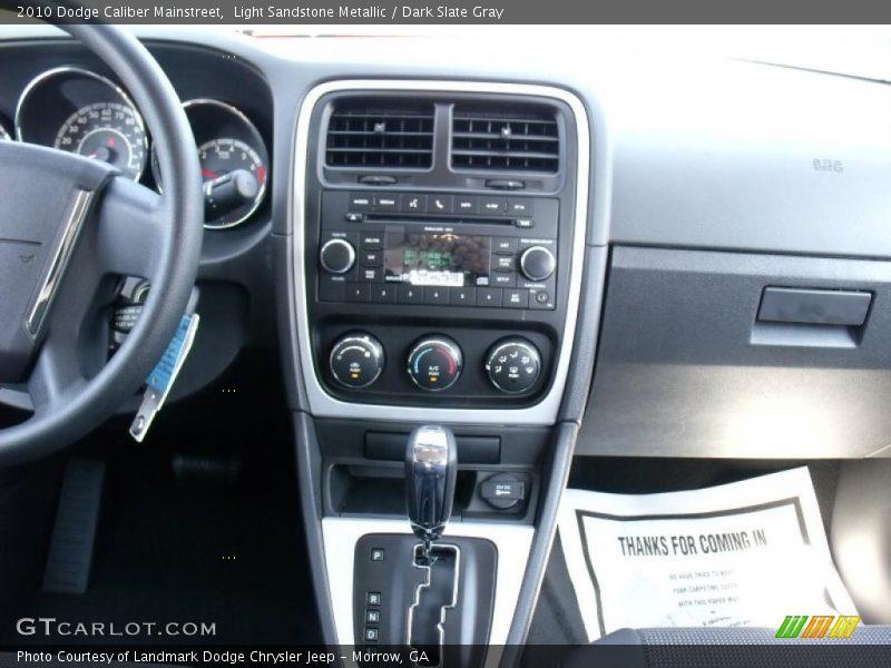 Light Sandstone Metallic / Dark Slate Gray 2010 Dodge Caliber Mainstreet