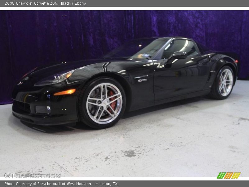 Black / Ebony 2008 Chevrolet Corvette Z06