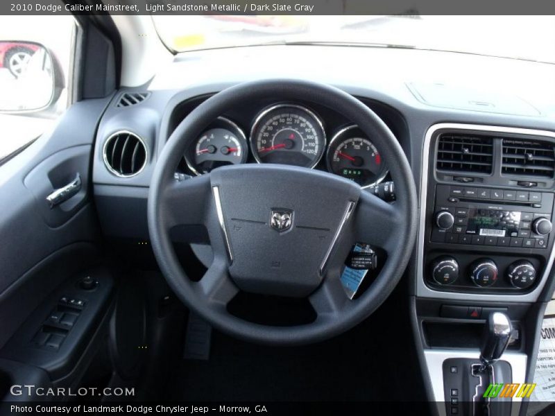 Light Sandstone Metallic / Dark Slate Gray 2010 Dodge Caliber Mainstreet