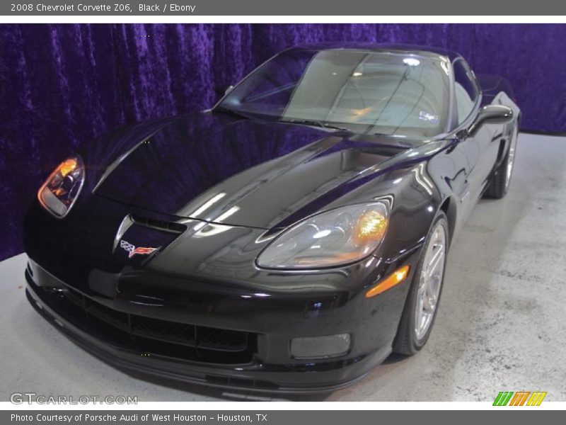 Black / Ebony 2008 Chevrolet Corvette Z06