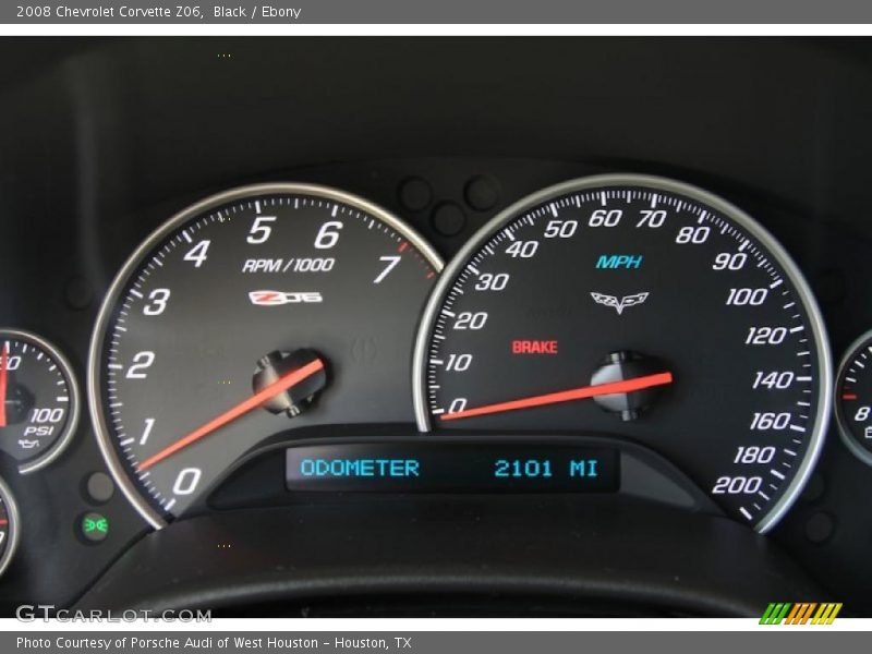 Black / Ebony 2008 Chevrolet Corvette Z06