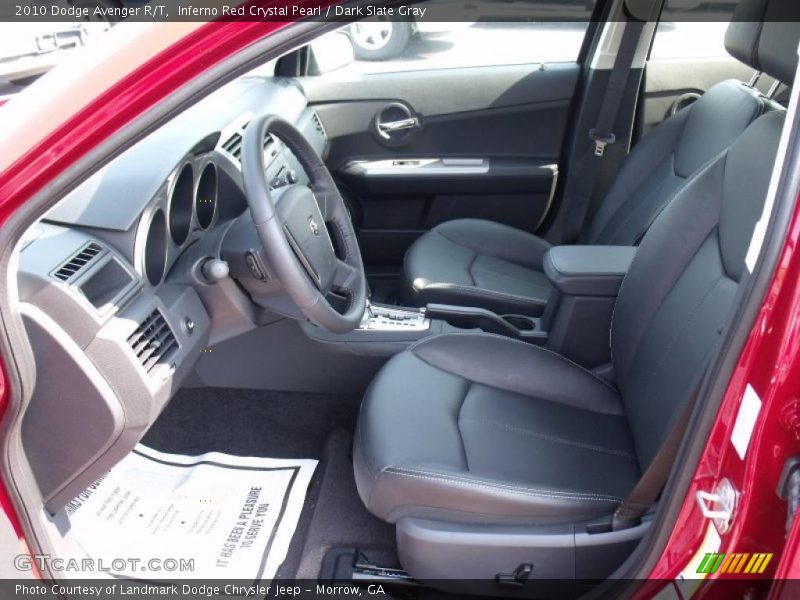 Inferno Red Crystal Pearl / Dark Slate Gray 2010 Dodge Avenger R/T