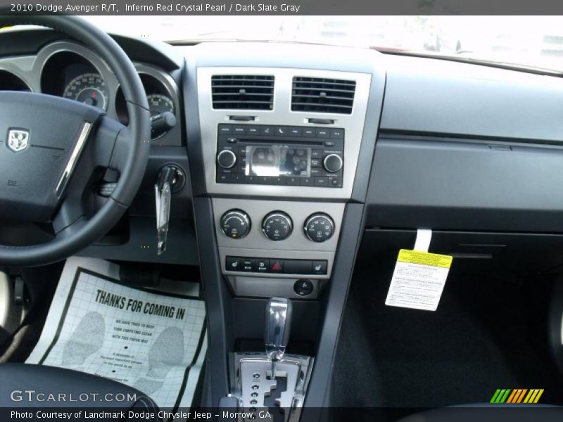 Inferno Red Crystal Pearl / Dark Slate Gray 2010 Dodge Avenger R/T