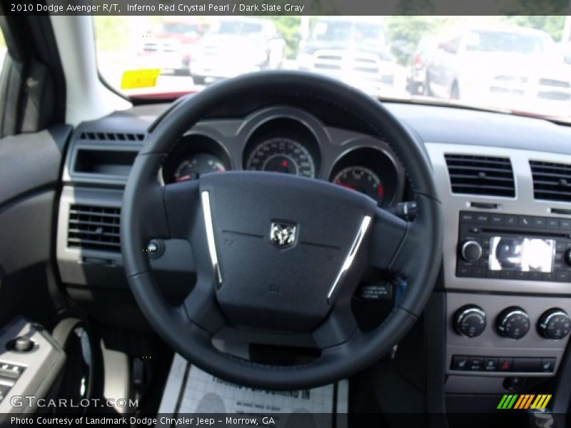 Inferno Red Crystal Pearl / Dark Slate Gray 2010 Dodge Avenger R/T