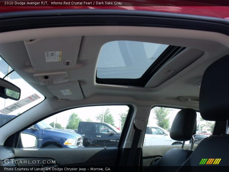 Inferno Red Crystal Pearl / Dark Slate Gray 2010 Dodge Avenger R/T