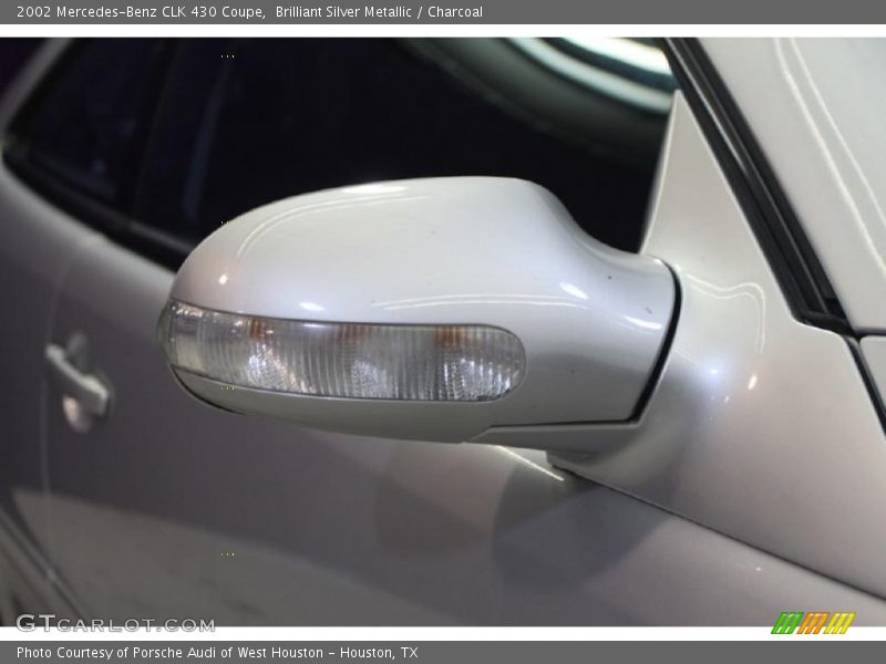 Brilliant Silver Metallic / Charcoal 2002 Mercedes-Benz CLK 430 Coupe