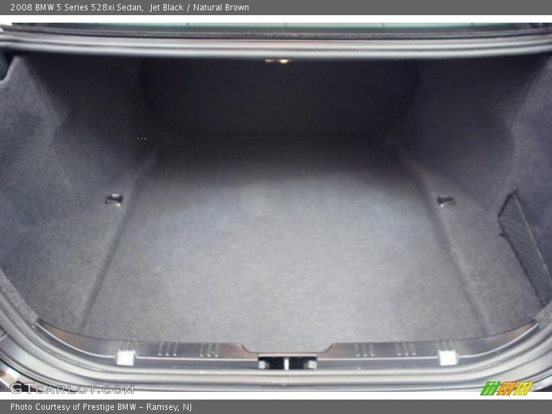 Jet Black / Natural Brown 2008 BMW 5 Series 528xi Sedan