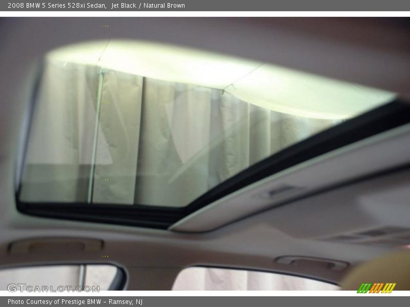 Jet Black / Natural Brown 2008 BMW 5 Series 528xi Sedan