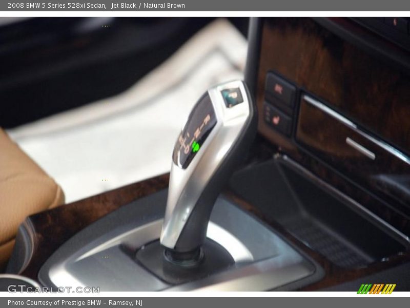 Jet Black / Natural Brown 2008 BMW 5 Series 528xi Sedan
