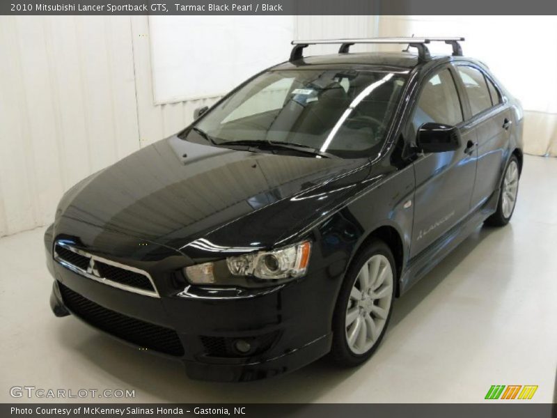 Tarmac Black Pearl / Black 2010 Mitsubishi Lancer Sportback GTS