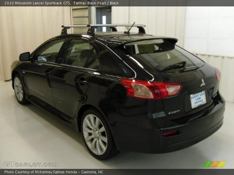 Tarmac Black Pearl / Black 2010 Mitsubishi Lancer Sportback GTS