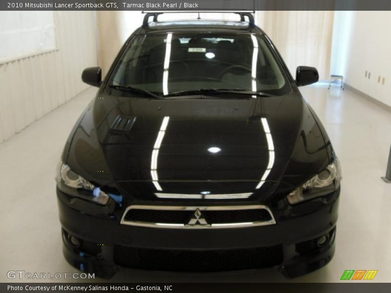 Tarmac Black Pearl / Black 2010 Mitsubishi Lancer Sportback GTS