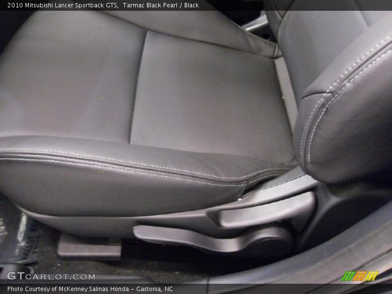 Tarmac Black Pearl / Black 2010 Mitsubishi Lancer Sportback GTS