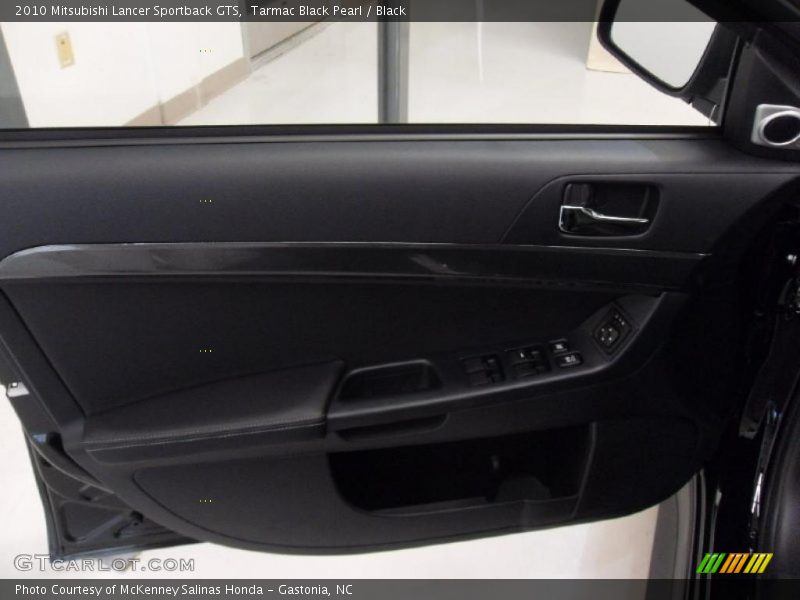 Tarmac Black Pearl / Black 2010 Mitsubishi Lancer Sportback GTS