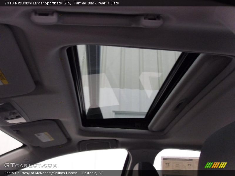 Tarmac Black Pearl / Black 2010 Mitsubishi Lancer Sportback GTS