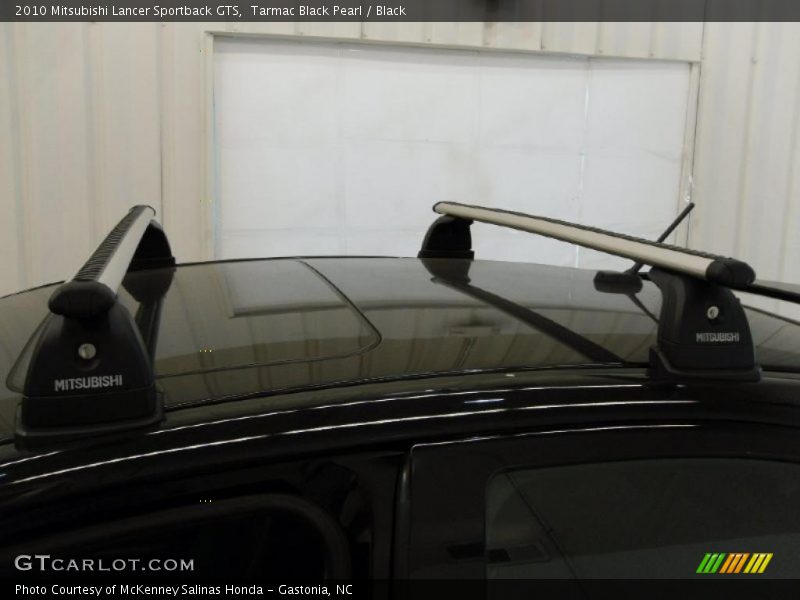 Tarmac Black Pearl / Black 2010 Mitsubishi Lancer Sportback GTS