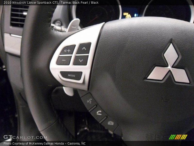 Tarmac Black Pearl / Black 2010 Mitsubishi Lancer Sportback GTS