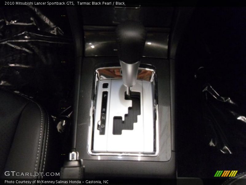 Tarmac Black Pearl / Black 2010 Mitsubishi Lancer Sportback GTS