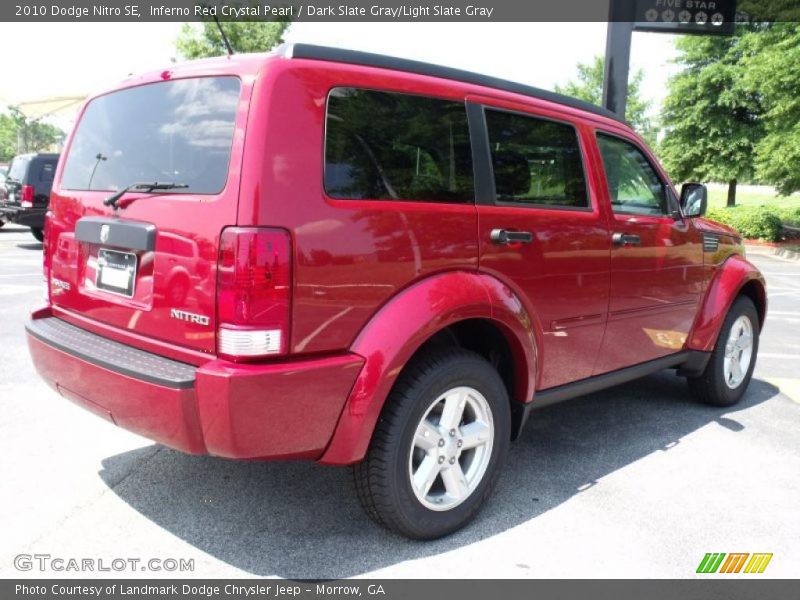 Inferno Red Crystal Pearl / Dark Slate Gray/Light Slate Gray 2010 Dodge Nitro SE