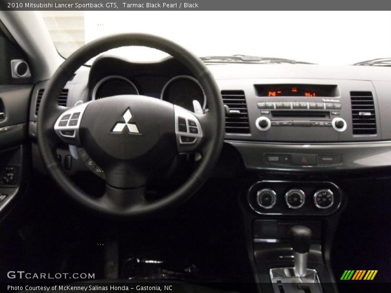 Tarmac Black Pearl / Black 2010 Mitsubishi Lancer Sportback GTS