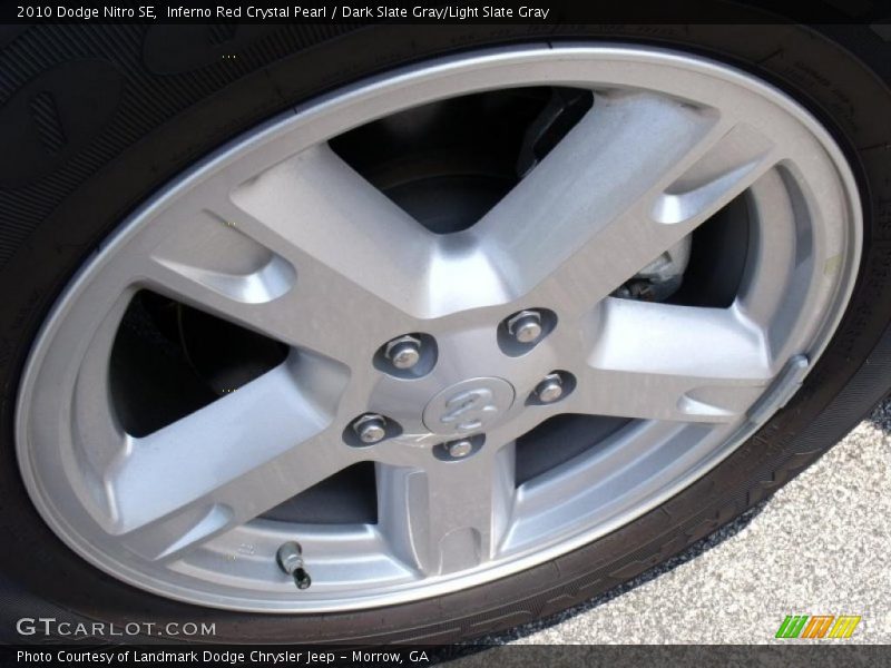 Inferno Red Crystal Pearl / Dark Slate Gray/Light Slate Gray 2010 Dodge Nitro SE