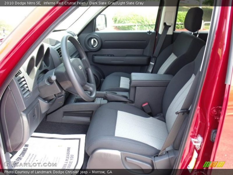 Inferno Red Crystal Pearl / Dark Slate Gray/Light Slate Gray 2010 Dodge Nitro SE