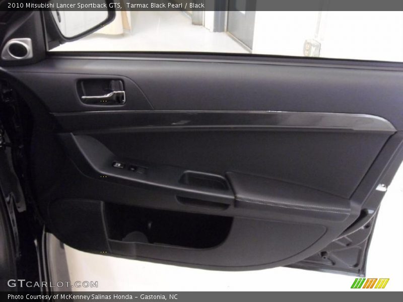 Tarmac Black Pearl / Black 2010 Mitsubishi Lancer Sportback GTS