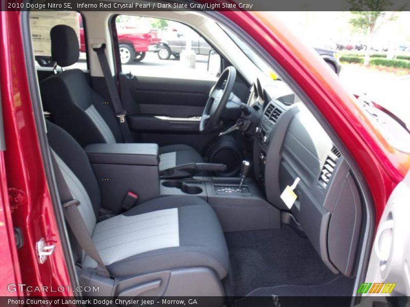 Inferno Red Crystal Pearl / Dark Slate Gray/Light Slate Gray 2010 Dodge Nitro SE