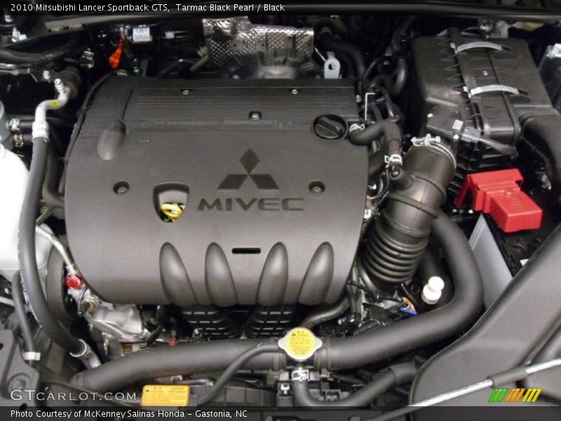 Tarmac Black Pearl / Black 2010 Mitsubishi Lancer Sportback GTS