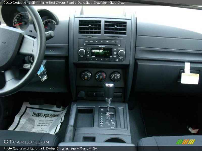 Inferno Red Crystal Pearl / Dark Slate Gray/Light Slate Gray 2010 Dodge Nitro SE