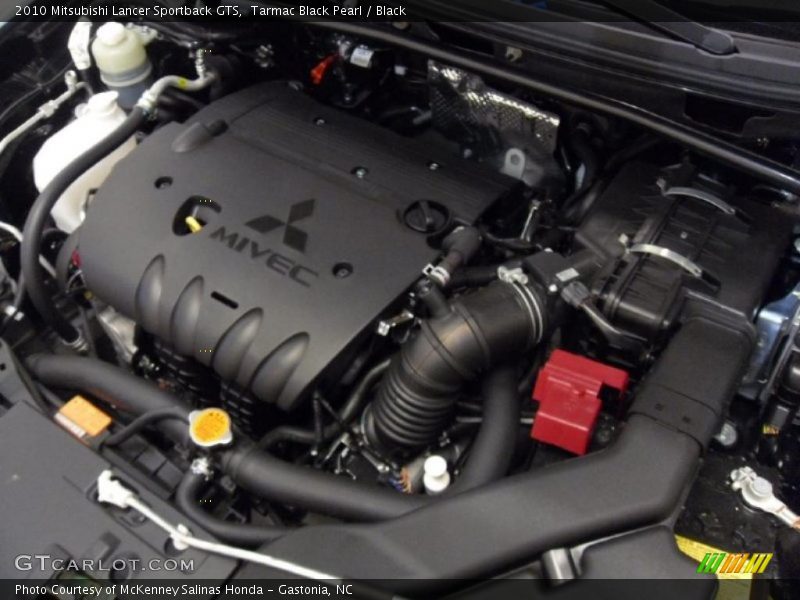 Tarmac Black Pearl / Black 2010 Mitsubishi Lancer Sportback GTS