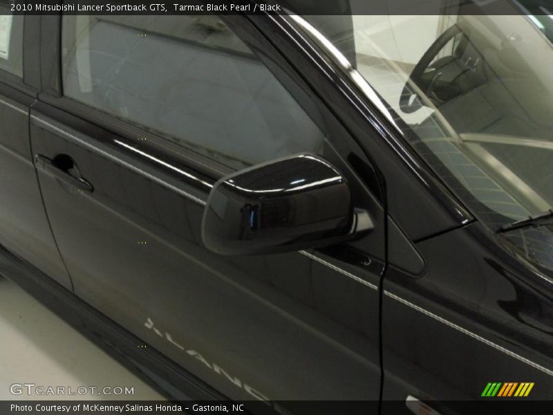 Tarmac Black Pearl / Black 2010 Mitsubishi Lancer Sportback GTS