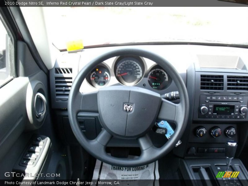 Inferno Red Crystal Pearl / Dark Slate Gray/Light Slate Gray 2010 Dodge Nitro SE