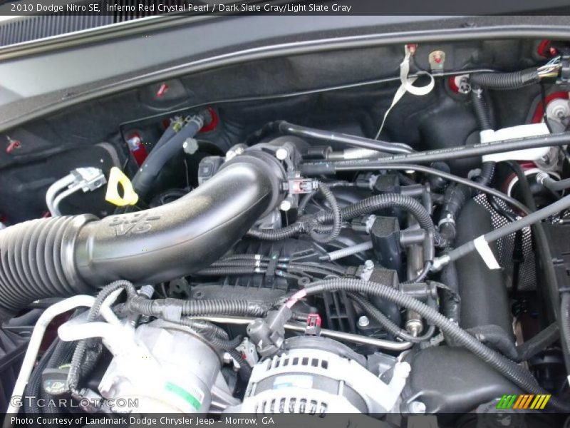 Inferno Red Crystal Pearl / Dark Slate Gray/Light Slate Gray 2010 Dodge Nitro SE