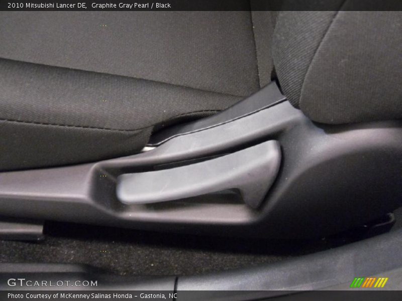 Graphite Gray Pearl / Black 2010 Mitsubishi Lancer DE