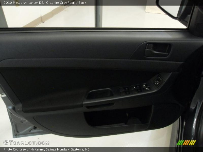 Graphite Gray Pearl / Black 2010 Mitsubishi Lancer DE