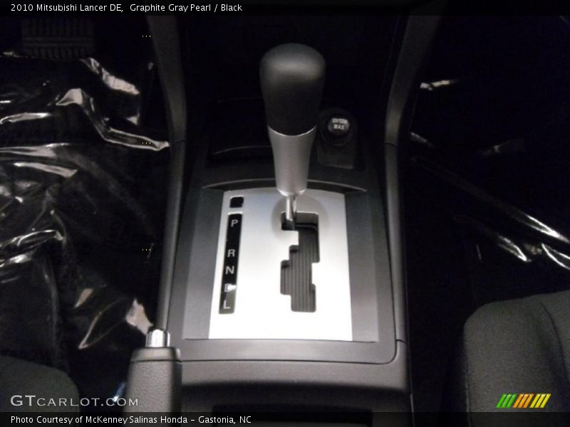 Graphite Gray Pearl / Black 2010 Mitsubishi Lancer DE