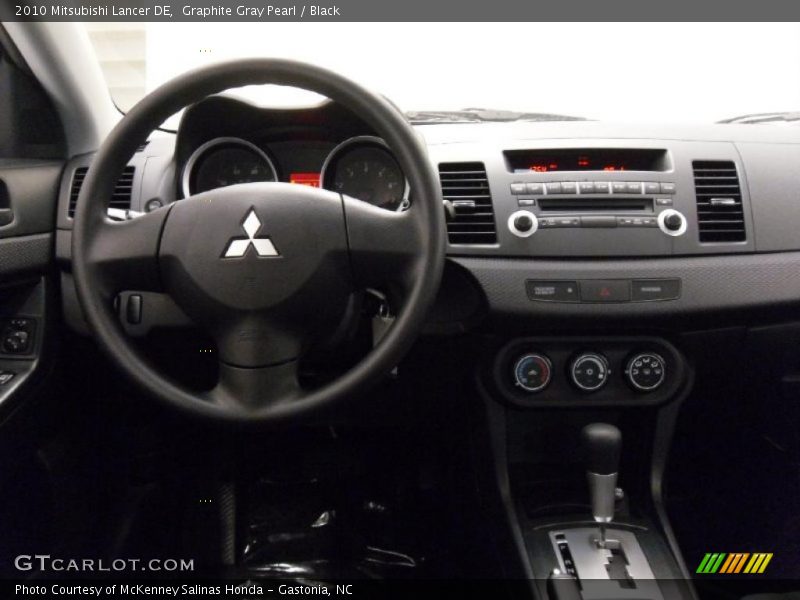 Graphite Gray Pearl / Black 2010 Mitsubishi Lancer DE