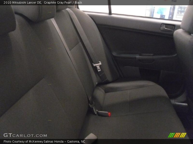 Graphite Gray Pearl / Black 2010 Mitsubishi Lancer DE