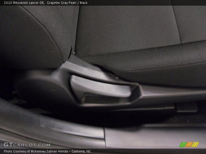 Graphite Gray Pearl / Black 2010 Mitsubishi Lancer DE