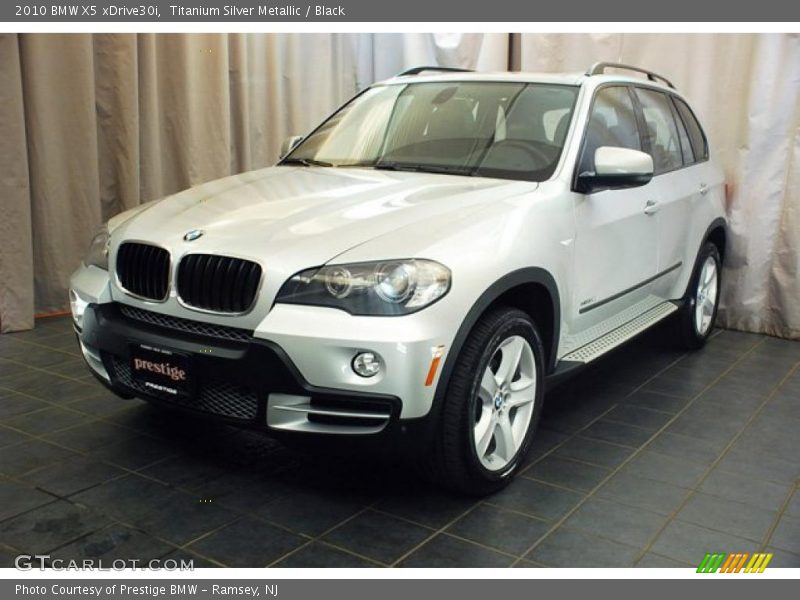 Titanium Silver Metallic / Black 2010 BMW X5 xDrive30i