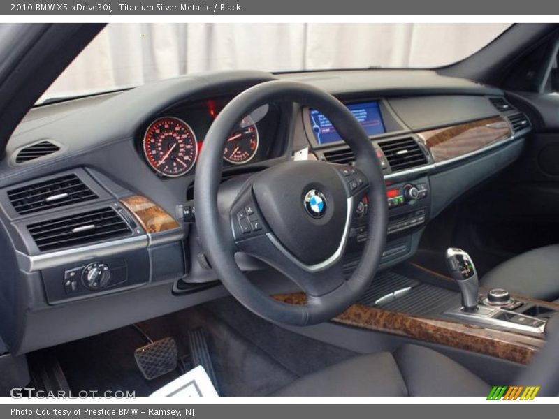 Titanium Silver Metallic / Black 2010 BMW X5 xDrive30i