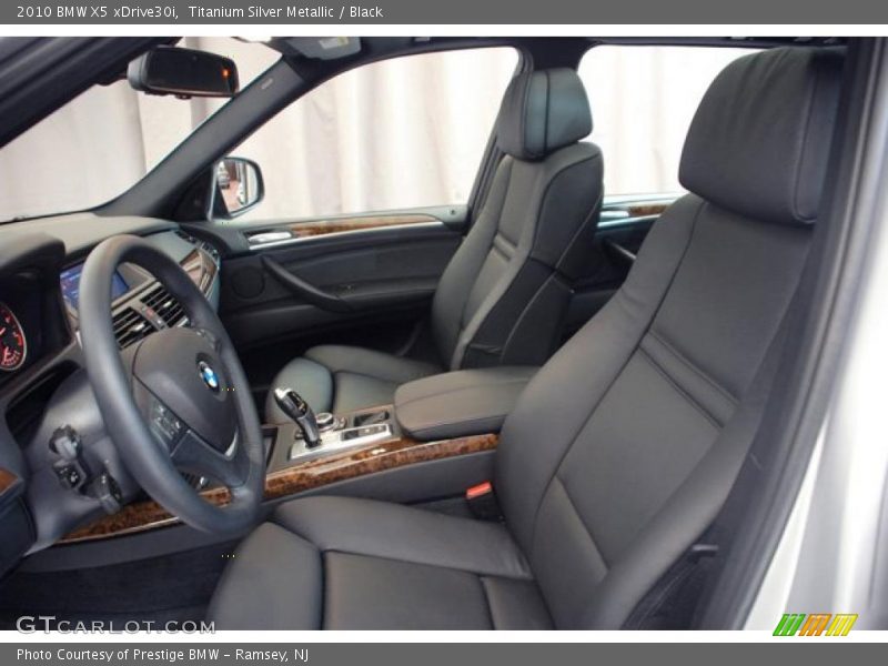 Titanium Silver Metallic / Black 2010 BMW X5 xDrive30i