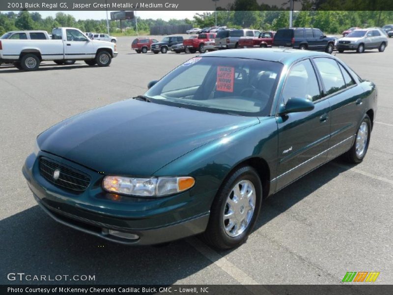 Jasper Green Metallic / Medium Gray 2001 Buick Regal GS
