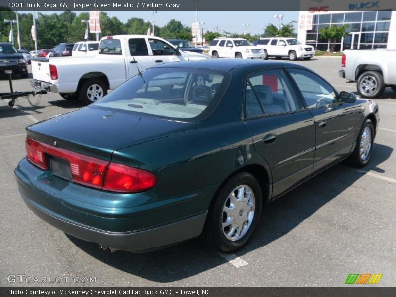 Jasper Green Metallic / Medium Gray 2001 Buick Regal GS