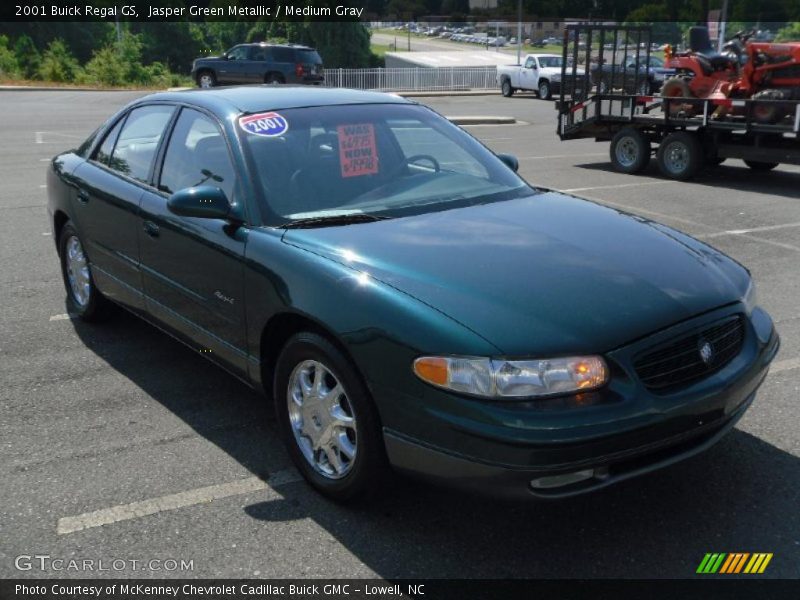 Jasper Green Metallic / Medium Gray 2001 Buick Regal GS