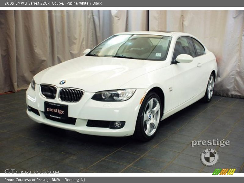 Alpine White / Black 2009 BMW 3 Series 328xi Coupe