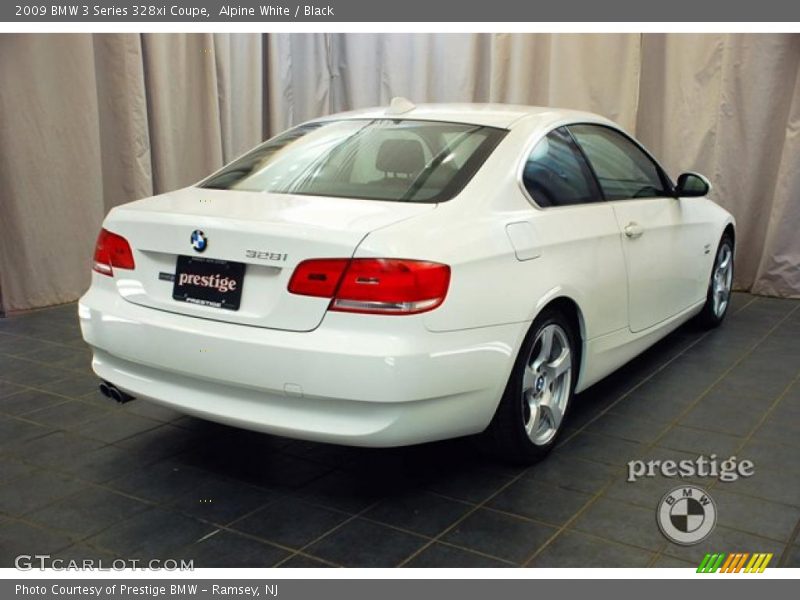 Alpine White / Black 2009 BMW 3 Series 328xi Coupe