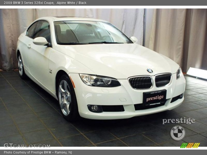 Alpine White / Black 2009 BMW 3 Series 328xi Coupe